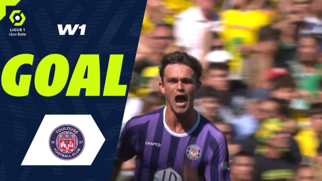 Goal Rasmus Schmidt NICOLAISEN (90' +1 - TFC) FC NANTES - TOULOUSE FC (1-2) 23/24