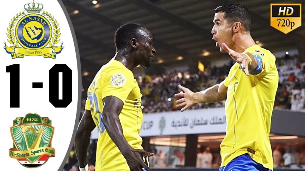 Cristiano Ronaldo Goal Al Nassr vs Al Shorta 1:0 Highlights & All Goals 2023