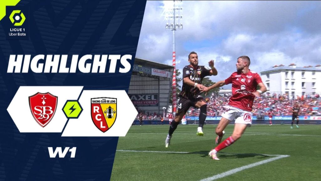 STADE BRESTOIS 29 - RC LENS (3 - 2) - Highlights - (SB29 - RCL) / 2023-2024
