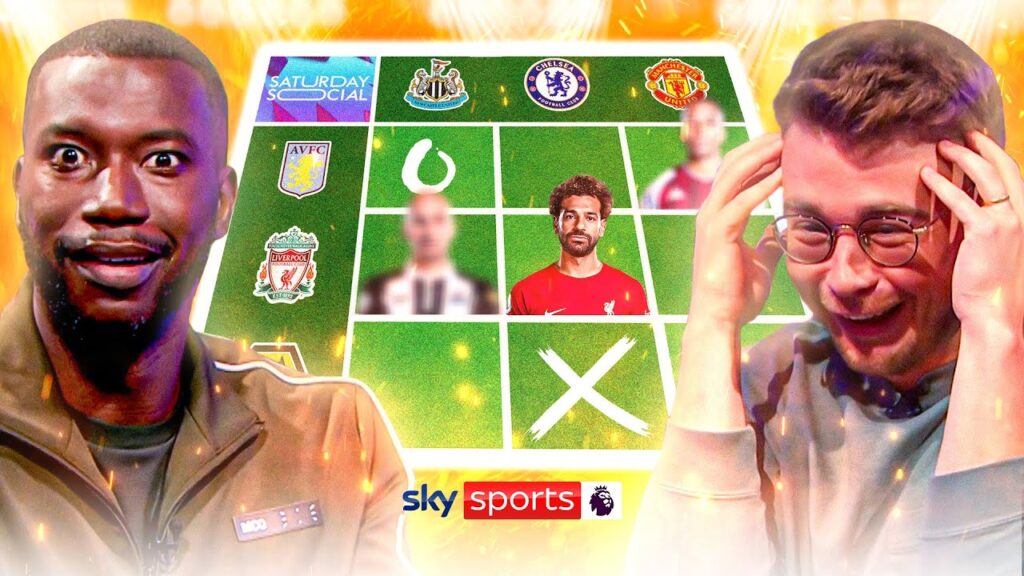 Can You Name These Footballers? 👀 | FOOTBALL TIC TAC TOE | Harry Pinero vs James Allcott