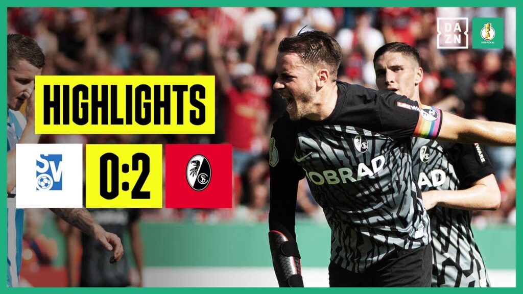 Günter mit Distanztreffer gegen starken Fünftligisten: SV Oberachern - SC Freiburg | 1. Runde | DAZN