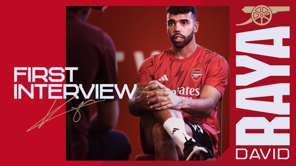 David Raya's first Arsenal interview | "I’m over the moon to be able to take this challenge!"