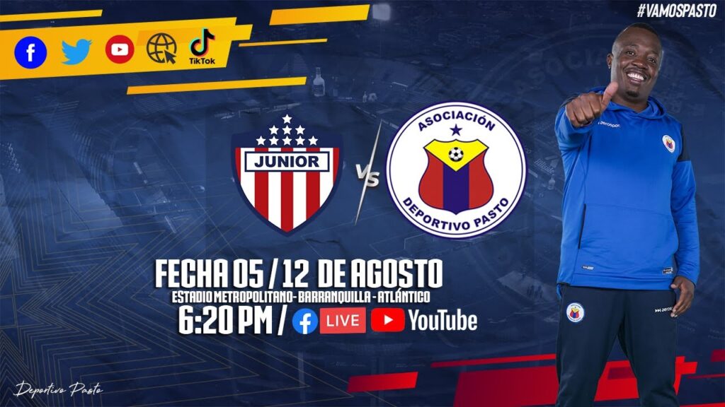🔴🟡🔵 JUNIOR VS DEPORTIVO PASTO
