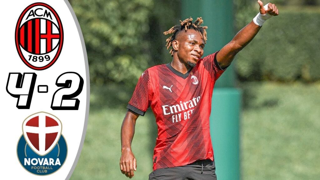 AC Milan vs Novara 4-2 All Goals & Highlights - 2023