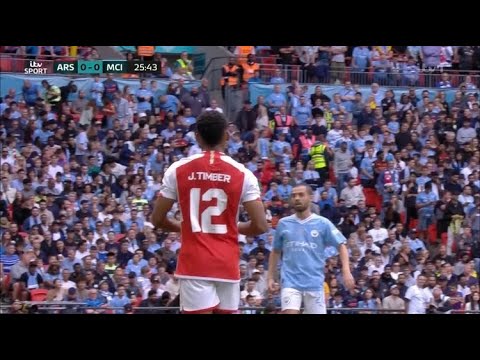 Jurrien Timber vs Man City (Arsenal Debut)