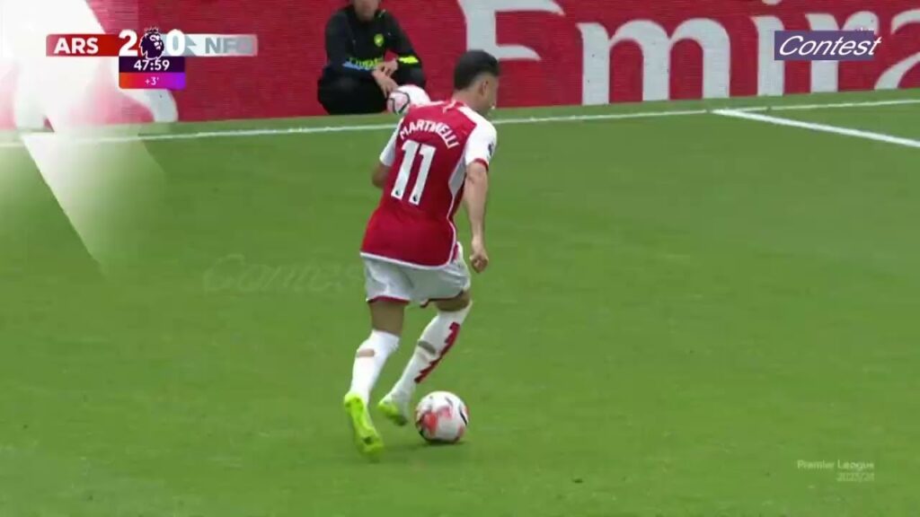 Magical Gabriel Martinelli Vs Nottingham Forest HD (12/8/2023) every touch (2X speed)