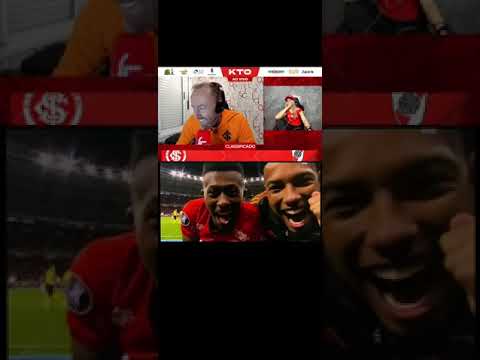 O gol de pênalti que classificou o Internacional foi de Rochet. Veja com minha narração.