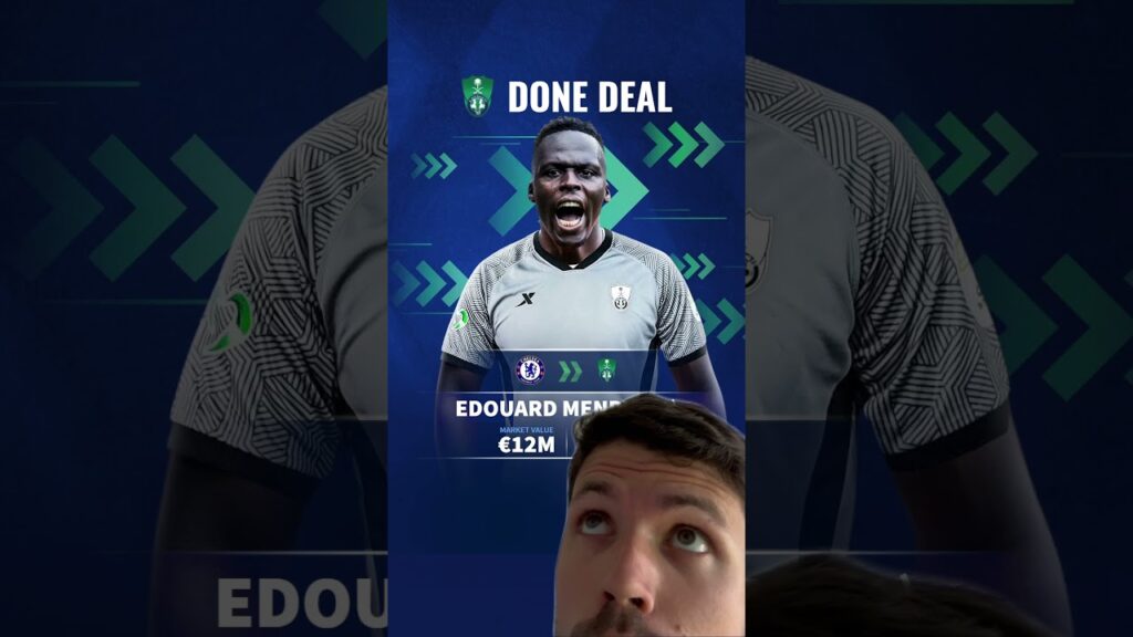 It’s official! ✅ Edouard Mendy leaves Chelsea to join Saudi club Al-Ahli for around €19M 🤝