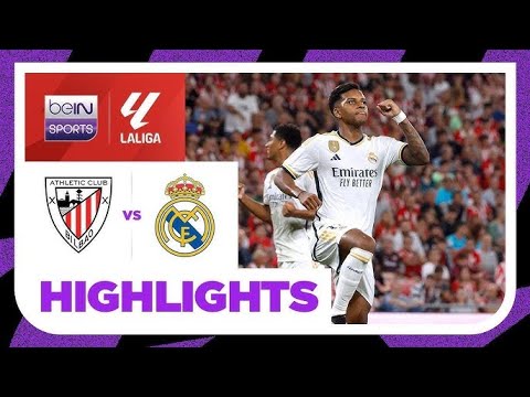 Real Madrid vs Athletic Bilbao 2 - 0 Highlights & All Goal of La Liga 2023/2024