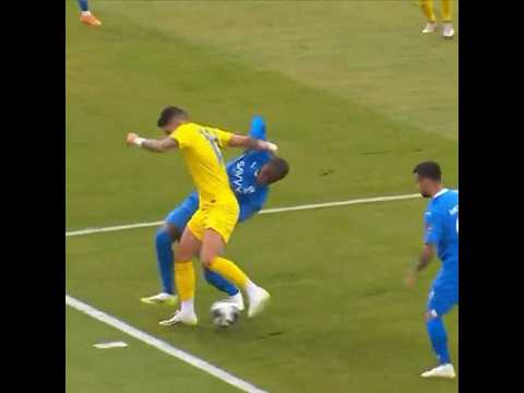 كبري تيليس على سعود عبدالحميد #النصر_الهلال