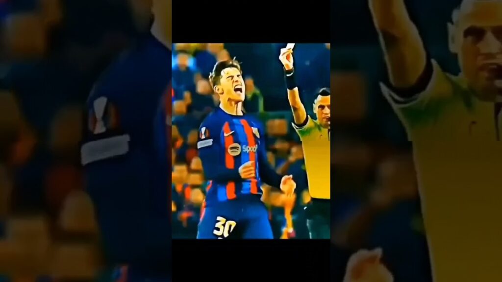 Gavi Anger 😡 #gavi #barcelona #football #shorts @Kickoffchronicles1