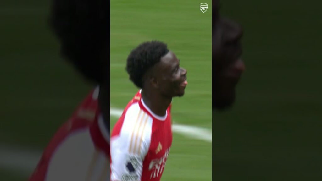 Saka scores a wondergoal against Nottingham Forest!