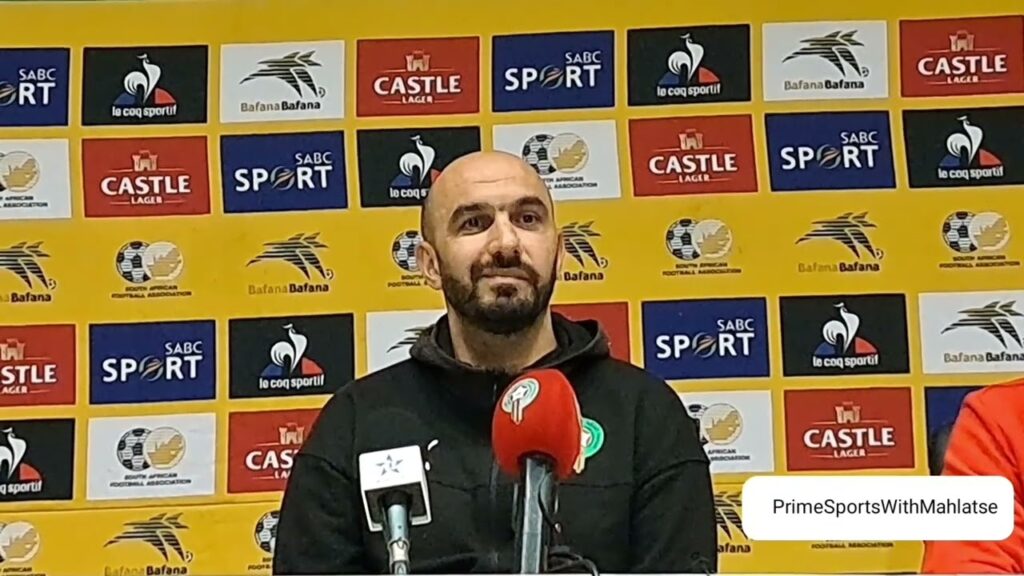 Morocco coach Walid Regragui says Bafana Bafana are a good team.