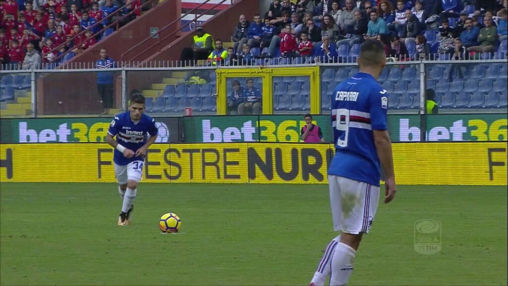 Il gol di Torreira (26') - Sampdoria - Chievo 4-1 - Serie A TIM 2017/18