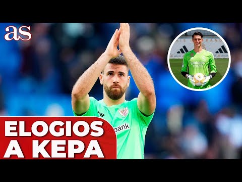 UNAI SIMÓN ensalza a KEPA y opina sobre su FICHAJE por el REAL MADRID | Diario AS