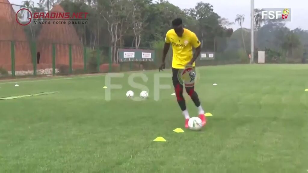 CAN 2021: Testé négatif à la Covid, Famara Diédhiou a repris l’entraînement avec bonne humeur
