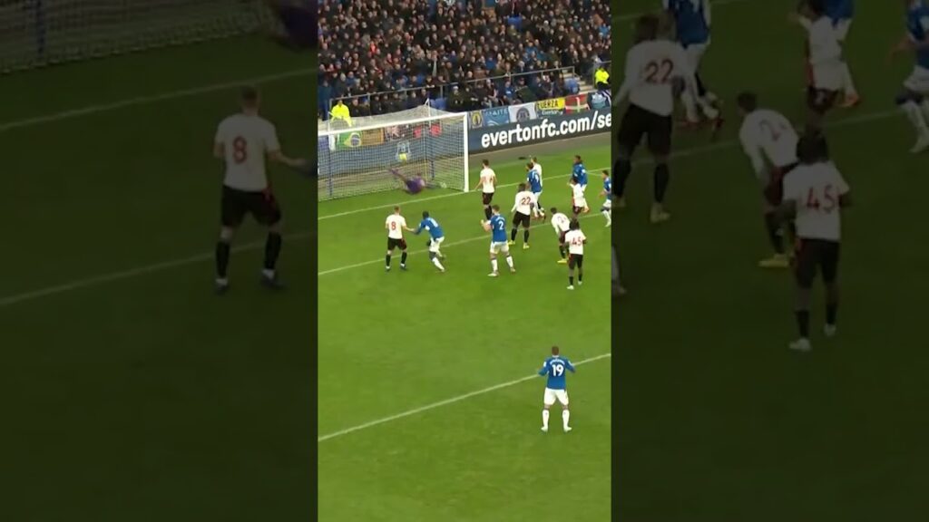 AMADOU ONANA'S FIRST PREMIER LEAGUE GOAL!  #premierleague #football #everton