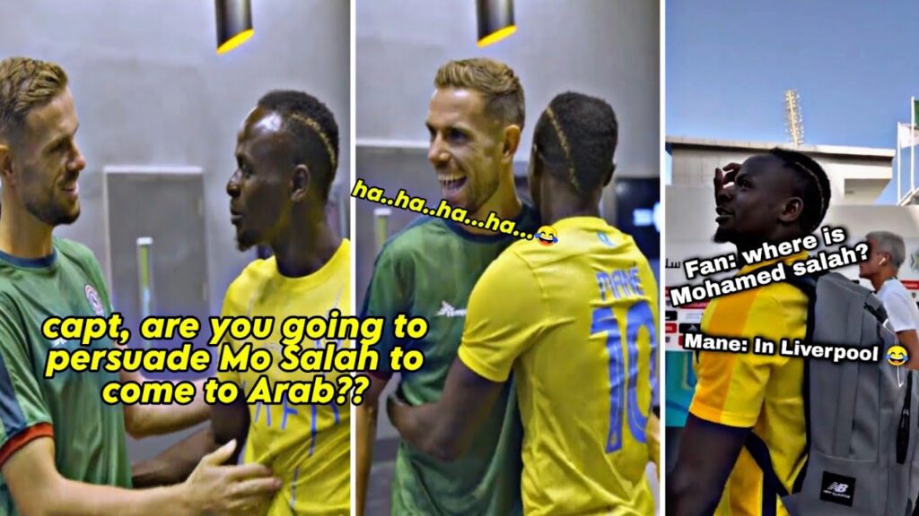 Jordan Henderson and Sadio Mane Meet as a reunion 🏴󠁧󠁢󠁥󠁮󠁧󠁿🇸🇳🥺