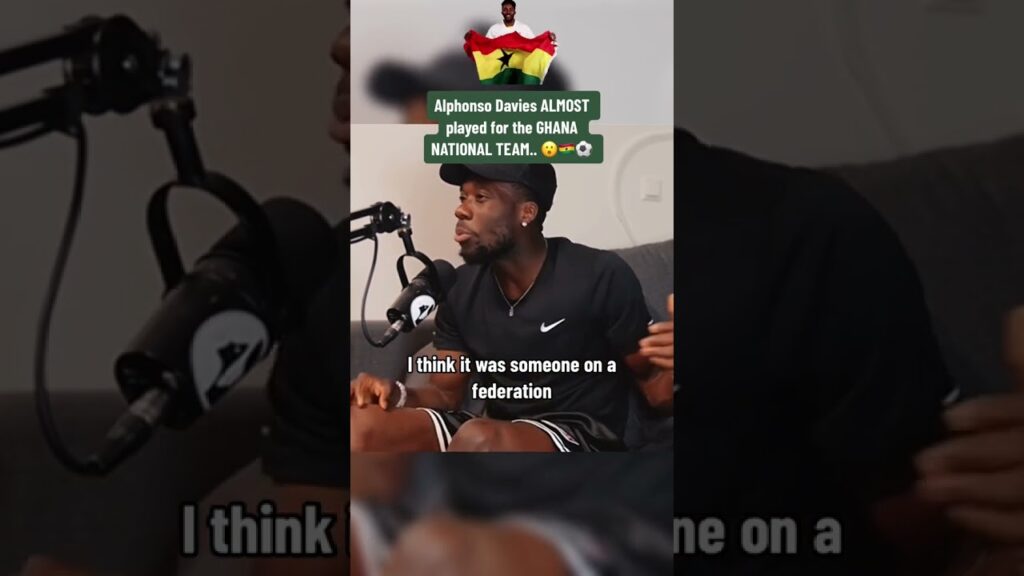 Alphonso Davies ALMOST played for the GHANA NATIONAL TEAM.. 😮🇬🇭⚽️ #alphonsodavies
