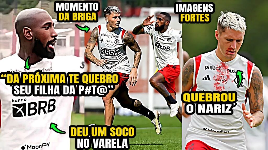 CAOS RUBRO-NEGRO! DETALHES IMPACTANTES do SOCO que GERSON deu em VARELA