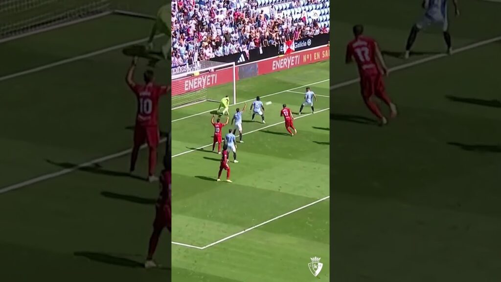 Gol salvado, dos palos y partidazo de Budimir #shorts  #osasuna #laliga #laligahighlights