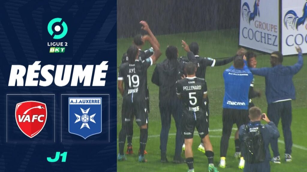 VALENCIENNES FC - AJ AUXERRE (1 - 4) - Résumé - (VAFC - AJA) / 2023-2024