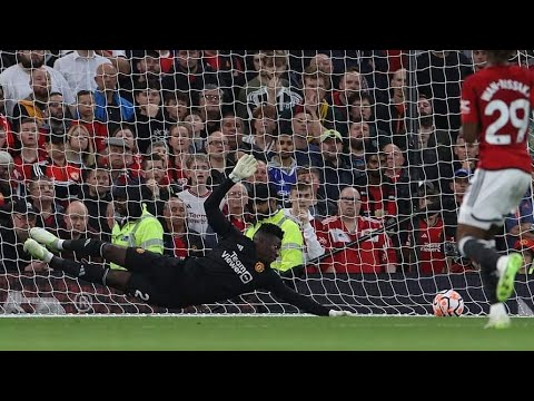André Onana Premier League debut for Man United (August 14, 2023) vs. Wolverhampton