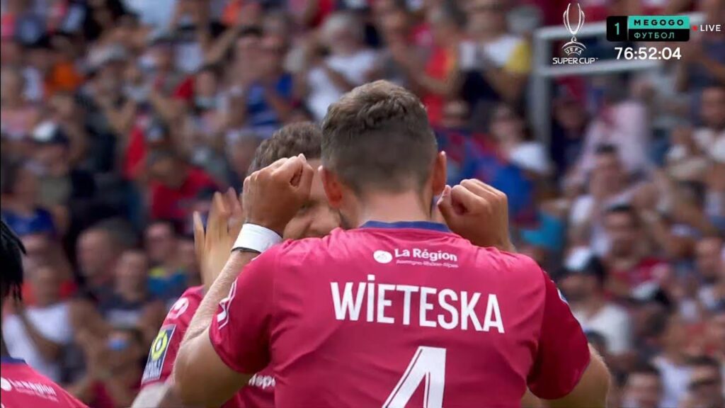 Wieteska 1:0 Goal | Clermont vs AS Monaco | Ligue 1