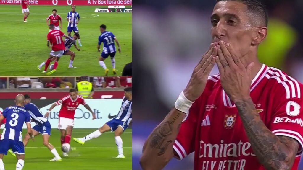 Angel di Maria vs Porto amazing performance | Supertaça 2023