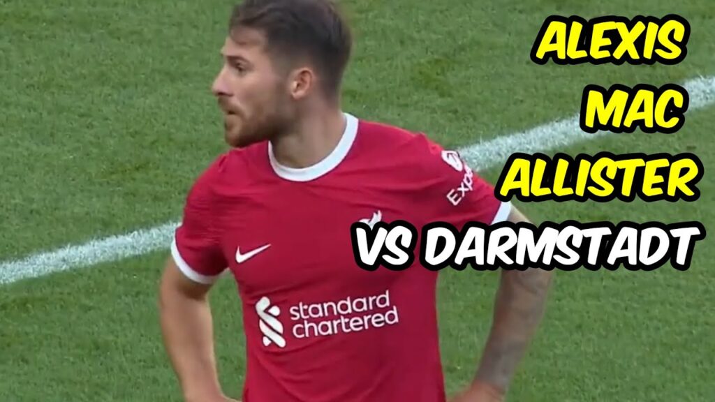 Alexis Mac Allister v Darmstadt | Mac Allister Playing at No.6 | Focus Cam