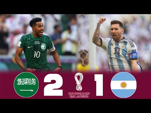 ريمونتادا لاتنسى ● السعودية والارجنتين 2-1 كأس العالم 2022 وجنون [خليل البلوشي] 4K