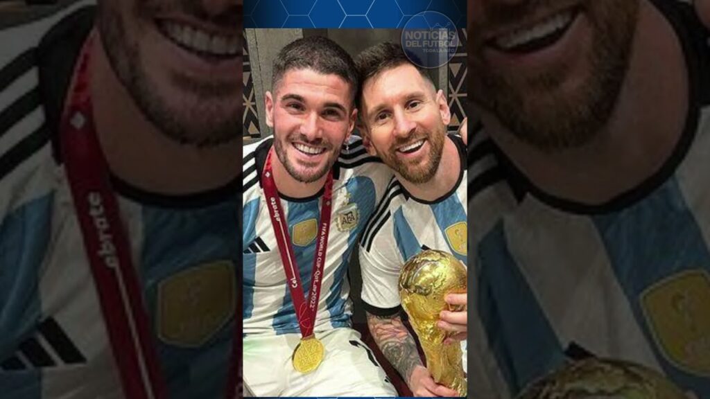 Rodrigo de Paul fue visitar a Leo Messi a Miami