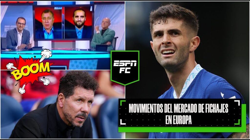 PULISIC al AC Milan, fichaje más atractivo del mercado europeo ¿Simeone a Arabia Saudita? | ESPN FC