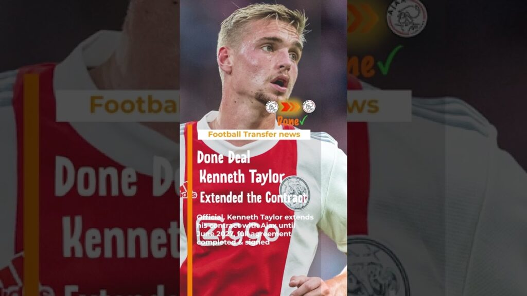 Done🤝‍, Kenneth Taylor Extended the Contract