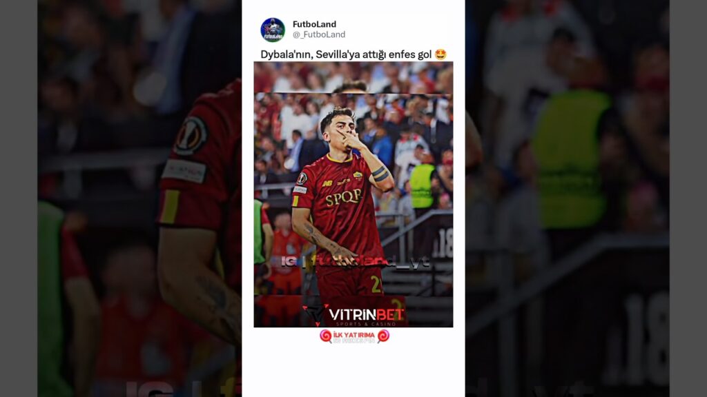 Dybala'nın golü 🤩 #shorts #uel #dybala