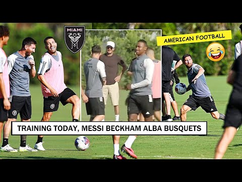 😍Inter Miami Complete Training Ahead of Orlando City. Messi, Beckham, Alba..
