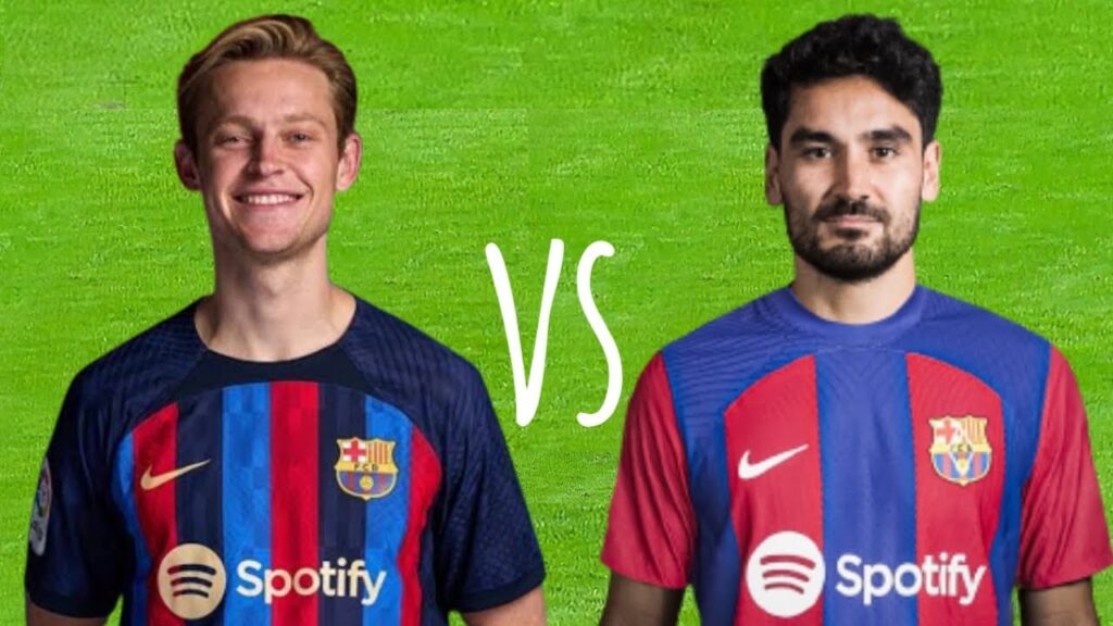 Frenkie de jong vs Gündoğan start 1 bench 1