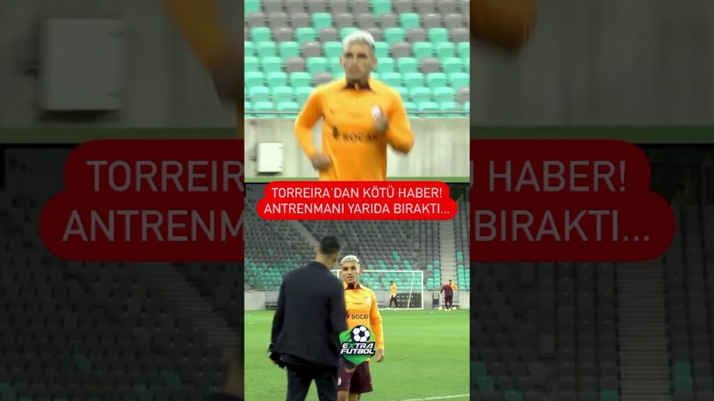 ❌ Lucas Torreira'dan Galatasaray'a kötü haber! Ljubljana maçı öncesi son idmanı yarıda bıraktı...