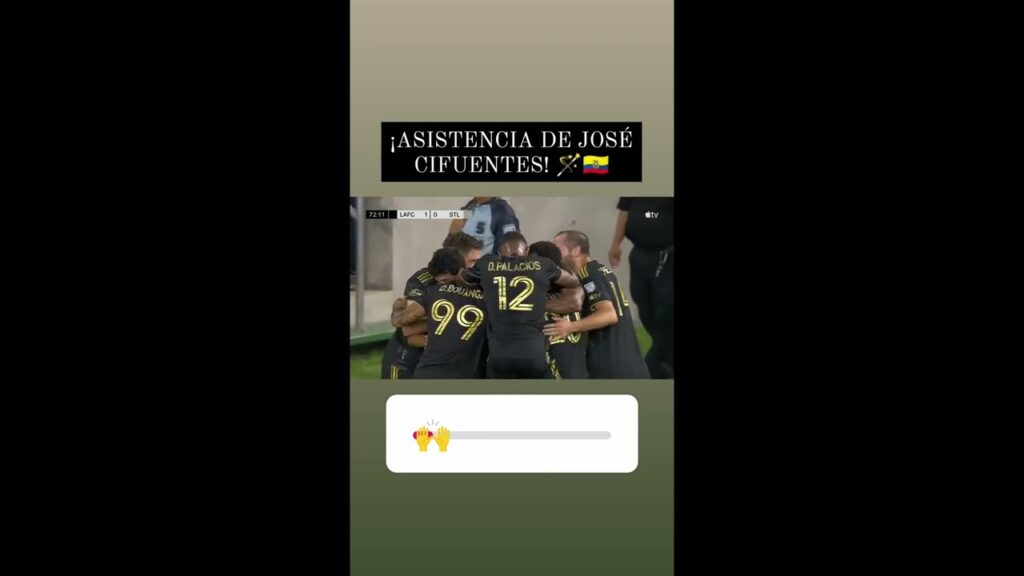 ASISTENCIA Y GOLAZO DE JOSE CIFUENTES CON LOS ANGELES FC EN LA MLS