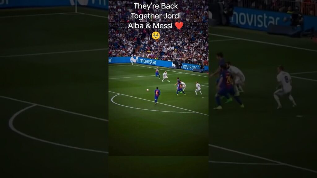 Messi and Jordi Alba ❤️🥺 #shorts #messi #jordialba