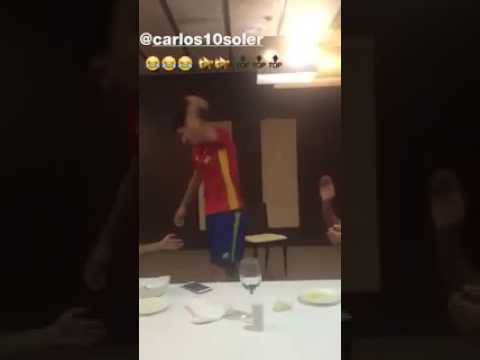 Novatada a Carlos Soler en la sub 21