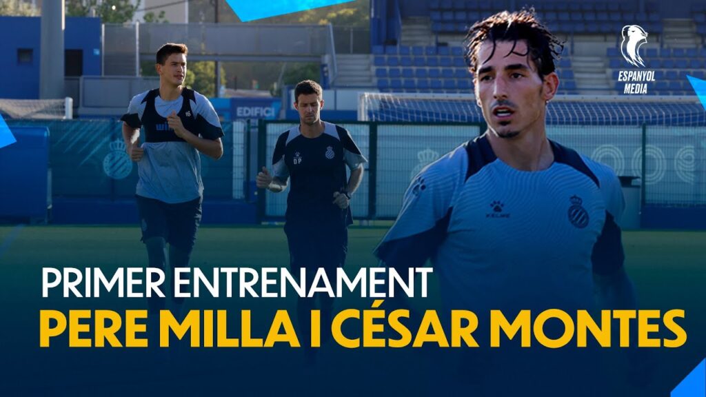 Primer entrenamiento de Pere Milla y César Montes 💪⚽