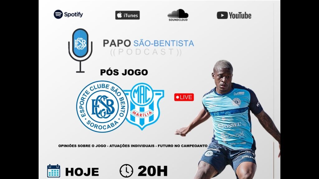 PAPO SÃO-BENTISTA PODCAST - PÓS JOGO SÃO BENTO X MARÍLIA