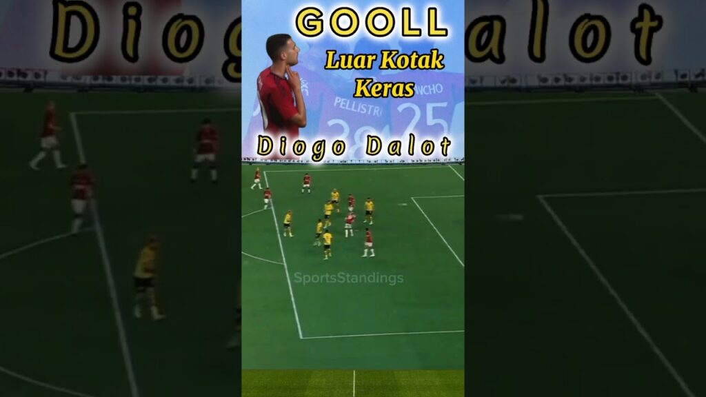 Gol Diogo Dalot Brilian 🤩🤩 #football #shorts
