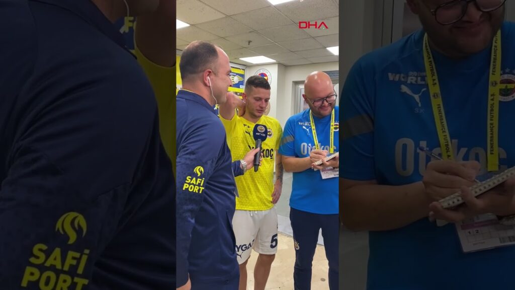 Fenerbahçeli Kent’ten Szymanski’ye sevgi dolu bakış