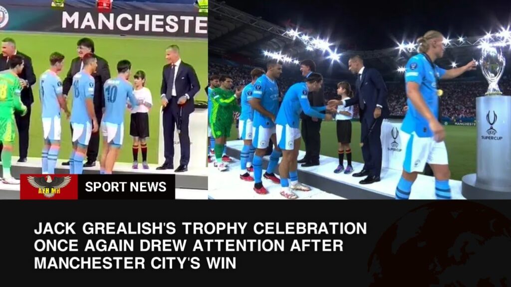 Jack Grealish’s emotional moment left UEFA chairman Aleksander Ceferin waiting for a handshake Jack Grealish's emotional moment left UEFA chairman Aleksander Ceferin waiting for a handshake