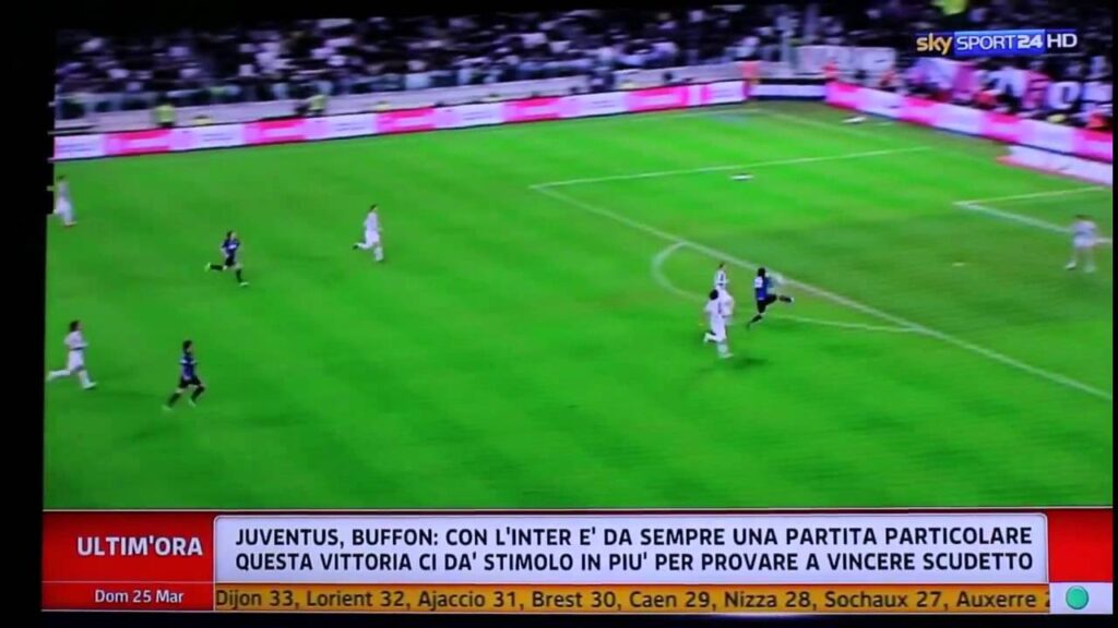 Goles Uruguayos: Martin Caceres. Juventus 2 - 0 Inter. 25/03/2012