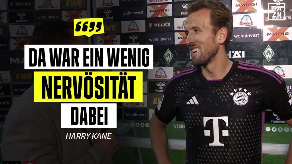 Ich hatte Schmetterlinge im Bauch! Harry Kane im Interview | DAZN Ich hatte Schmetterlinge im Bauch! Harry Kane im Interview | DAZN