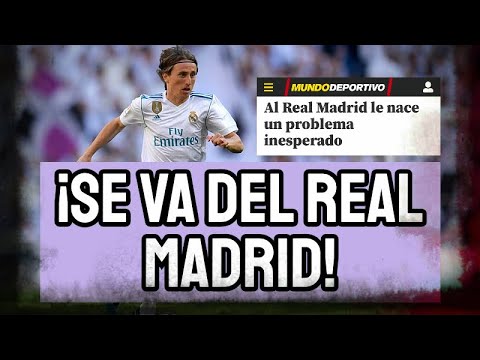 LUKA MODRIC EXPLOTA POR SU SUPLENCIA Y NO DESCARTA SALIR DEL REAL MADRID EN ENERO (MUNDO DEPORTIVO)