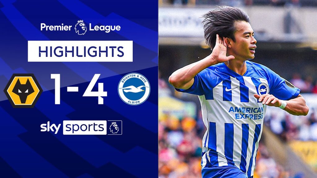 WORLD-class Mitoma goal as Brighton THUMP Wolves 💫 | Wolves 1-4 Brighton | Premier League Highlights